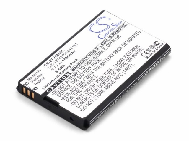 

Аккумулятор CameronSino CS-ZTV800SL для ZTE Nova 4, MF80 (Li3719T42P3H644161), Li-Ion, 1850, 3.7V (P104.01485), CS-ZTV800SL