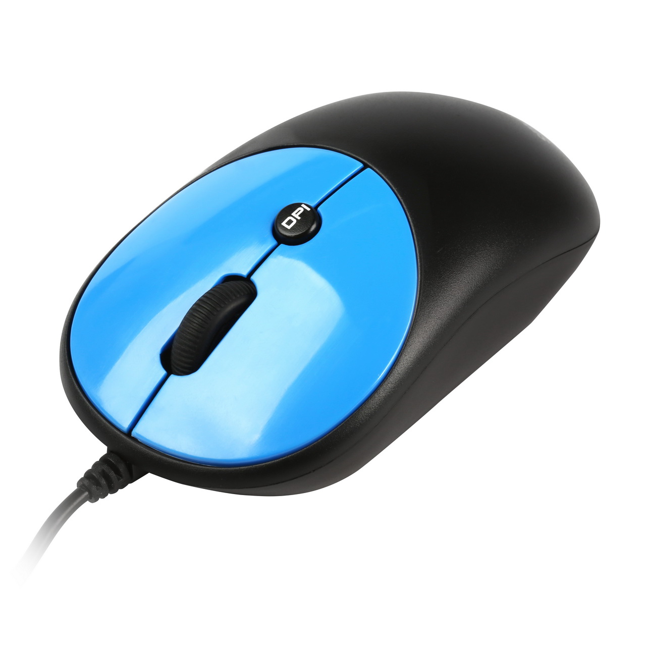 

Мышь проводная SmartBuy ONE 382, 1200dpi, оптическая, USB, черный/синий (SBM-382-B), ONE 382