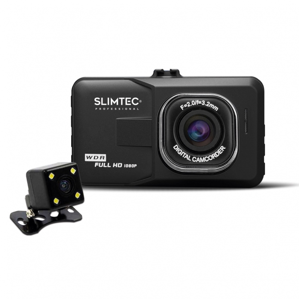 

Видеорегистратор Slimtec Dual F2, 3", G-сенсор, microSD (microSDHC), HDMI, USB, Dual F2