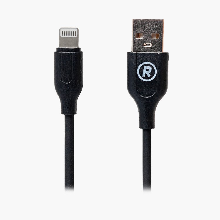 

Кабель USB-Lightning(8-pin), RockBox, 1m, черный (RC-L01)