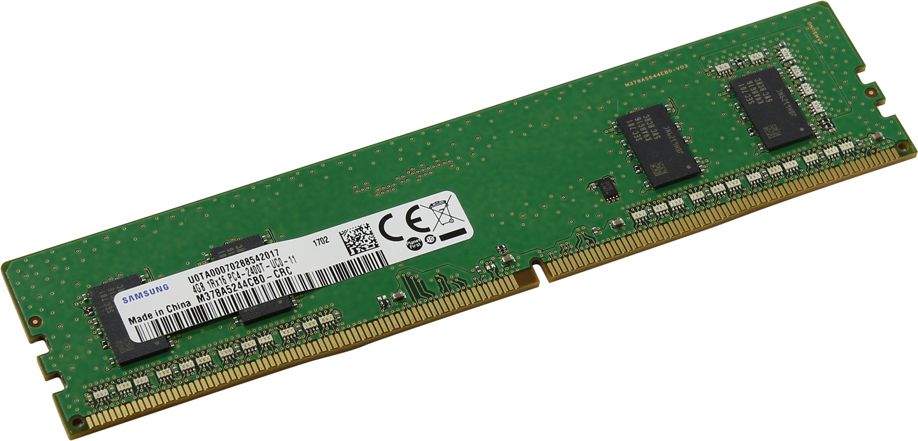 

Память DDR4 DIMM 4Gb, 2400MHz, CL17, 1.2V Samsung (M378A5244CB0-CRC), M378A5244CB0-CRC
