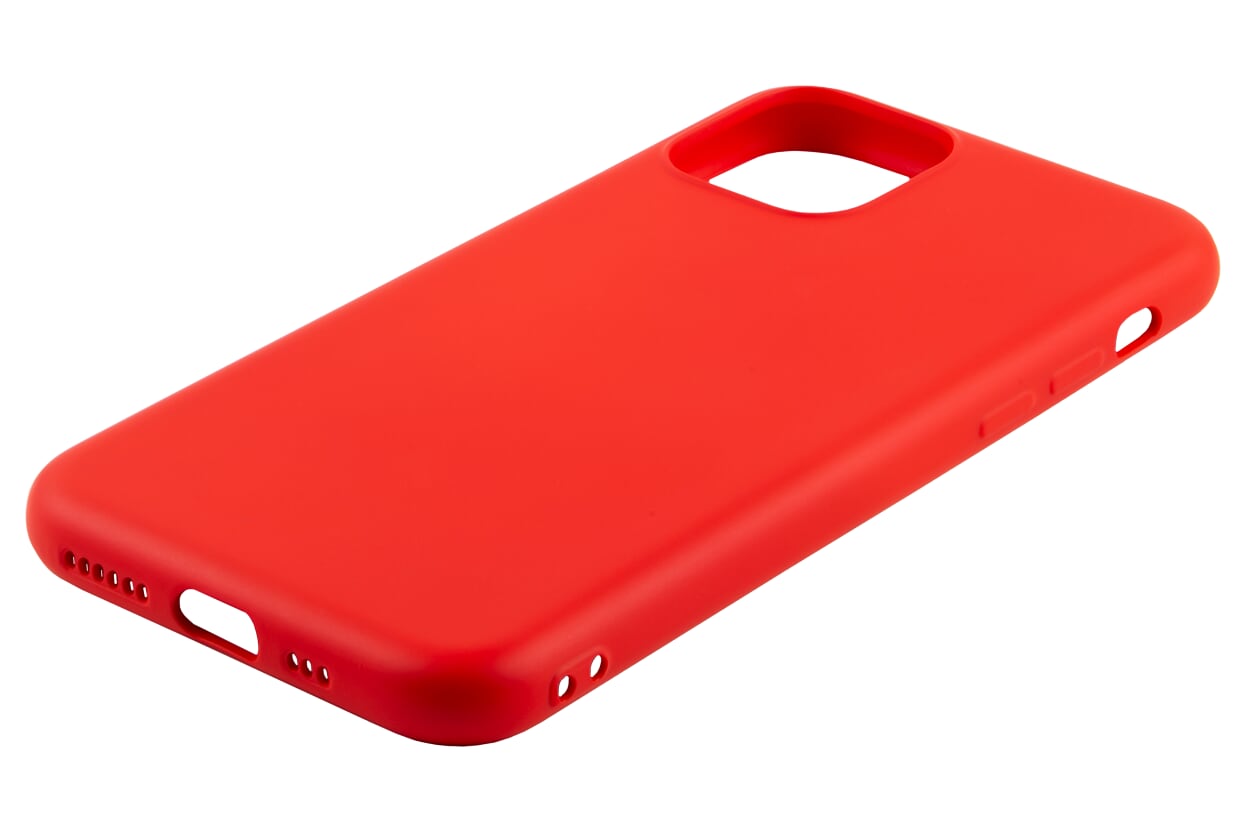Чехол-накладка Red Line London для смартфона Apple iPhone 11 Pro Max, силикон, красный