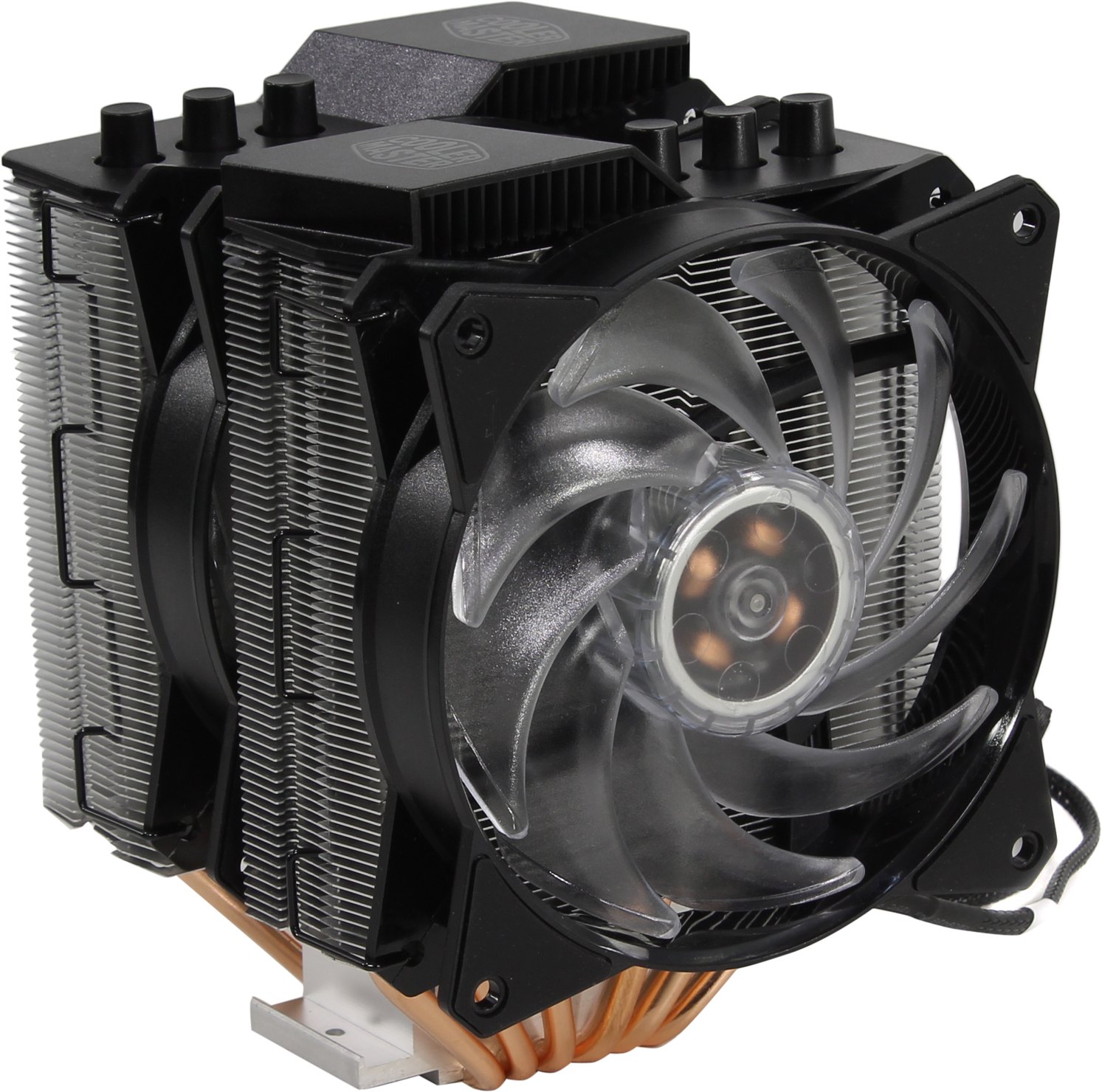 

Кулер для процессора COOLERMASTER MasterAir MA620P для Socket 775/115x/1200/1356/1366/2011/2011-3/2066/AM2/AM2+/AM3/AM3+/FM1/AM4/FM2/FM2+, 120мм, 1800rpm, 35 дБ, 180Вт, 4-pin PWM, Al (MAP-D6PN-218PC-R1), MasterAir MA620P