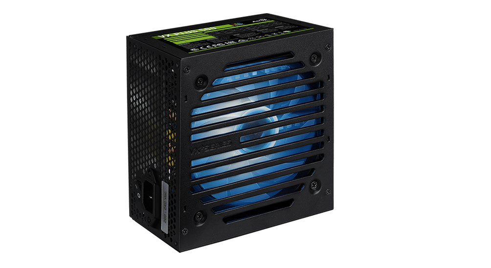 

Блок питания 500 Вт ATX AeroCool VX Plus 500 RGB, 120 мм (4718009152687), VX Plus 500 RGB