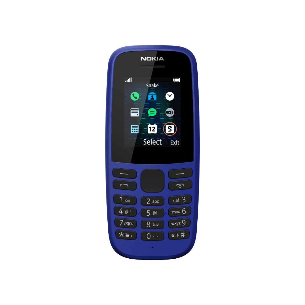 

Мобильный телефон Nokia 105 SS (2019), 1.77" 160x128 TN, 1-Sim, 800mAh, micro-USB, Series 30+, голубой (16KIGL01A13), 105 SS (2019)