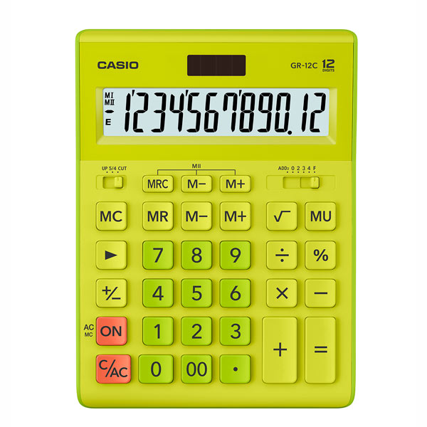 Калькулятор настольный CASIO GR-12C, 12-разрядный
