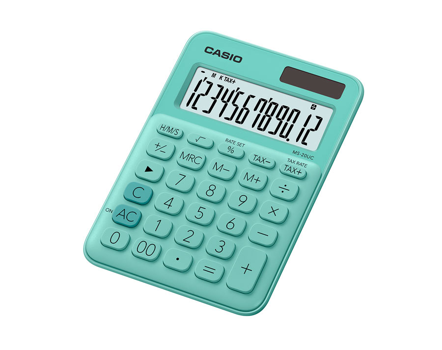 Калькулятор настольный CASIO MS-20UC, 12-разрядный