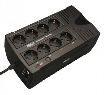 ИБП Tripp Lite AVRX750UD, 750 VA, 450 Вт, EURO, розеток - 8, USB, черный