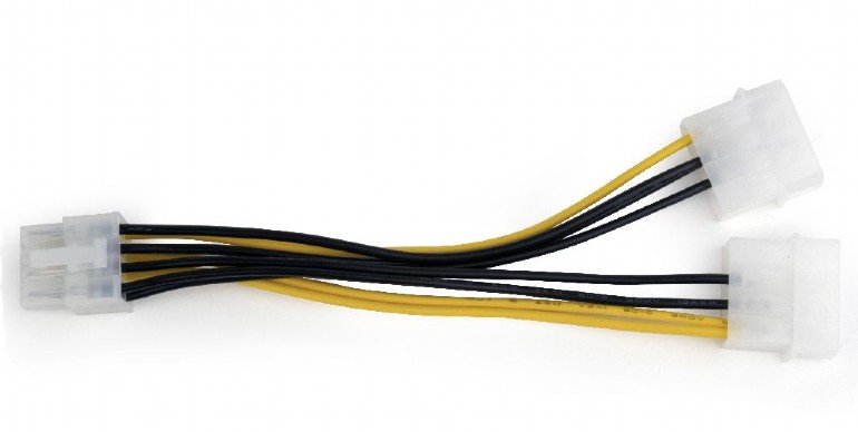 Кабель питания 2xMolex(M)-PCI-E 8-pin(M) Cablexpert