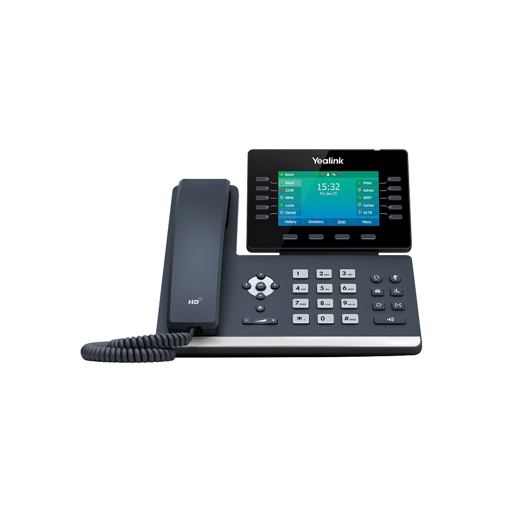 VoIP-телефон Yealink SIP-T54W, 16 SIP-аккаунтов