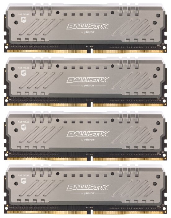 Комплект памяти DDR4 DIMM 64Gb (4x16Gb), 2666MHz Crucial (BLT4K16G4D26BFT4)