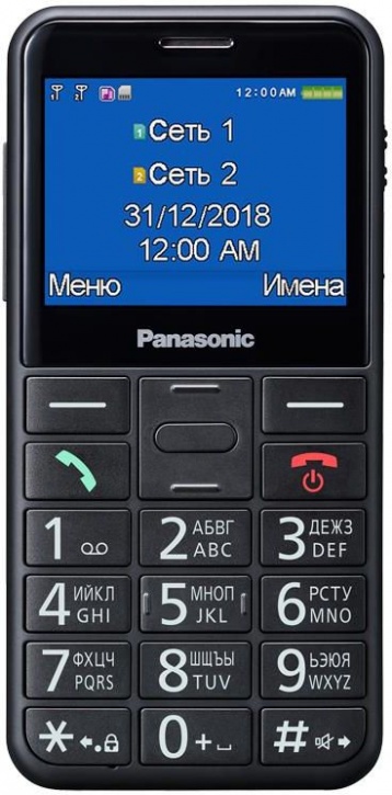 

Мобильный телефон Panasonic TU150, 2.4" 320x240 TFT, BT, 2-Sim, 1400 мА·ч, micro-USB, черный (KX-TU150RUB), TU150