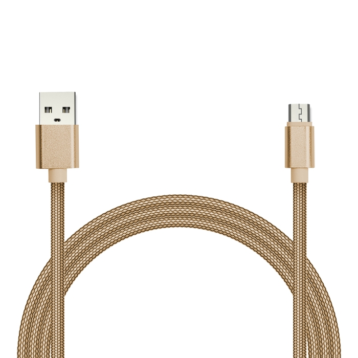 

Кабель USB2.0-MicroUSB, Jet.A, 2m, золотистый, в оплетке (JA-DC22)
