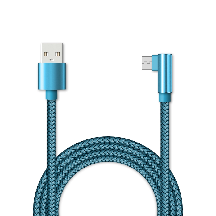 

Кабель USB-microUSB 2.0, Jet.A, 1m, синий, QC3.0, 2A (JA-DC25 1m Blue)