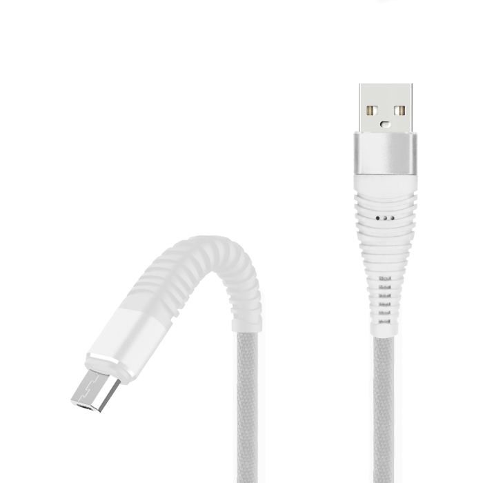 

Кабель USB-microUSB 2.0, Jet.A, 1m, белый, QC3.0, 2A (JA-DC27 1m White)