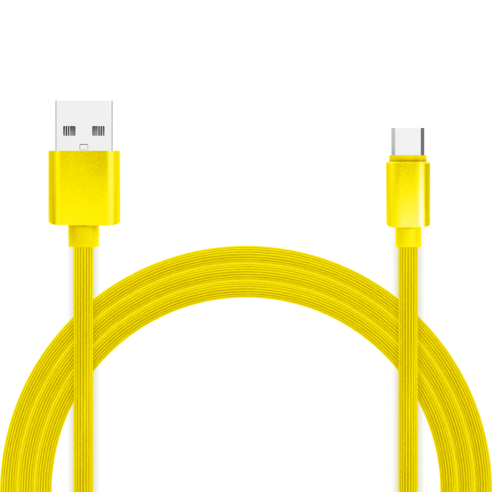 

Кабель USB-USB Type C 2.0, Jet.A, в TPE оплетке, поддержка QC, пропускная способность 2A, 1м, желтый (JA-DC34 1m Yellow)