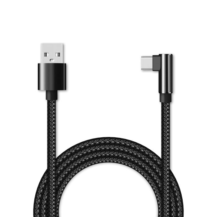 Кабель USB-USB Type-C, 1 м, черный, Jet.A (JA-DC35 1m Black)