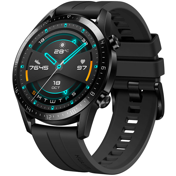 

Смарт-часы Huawei Watch GT 2, 1.39" AMOLED, черный (55024335), Watch GT 2