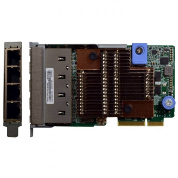 

Сетевой модуль Lenovo 7ZT7A00549, 4xRJ-45, 10 Гб/с, LOM slot, Kit (7ZT7A00549), 7ZT7A00549