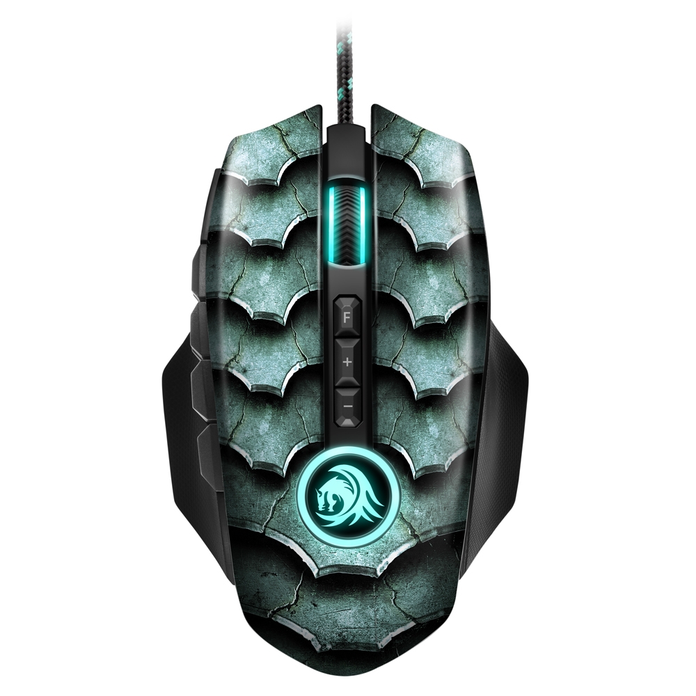 Мышь Sharkoon Drakonia II Green, USB, зеленый