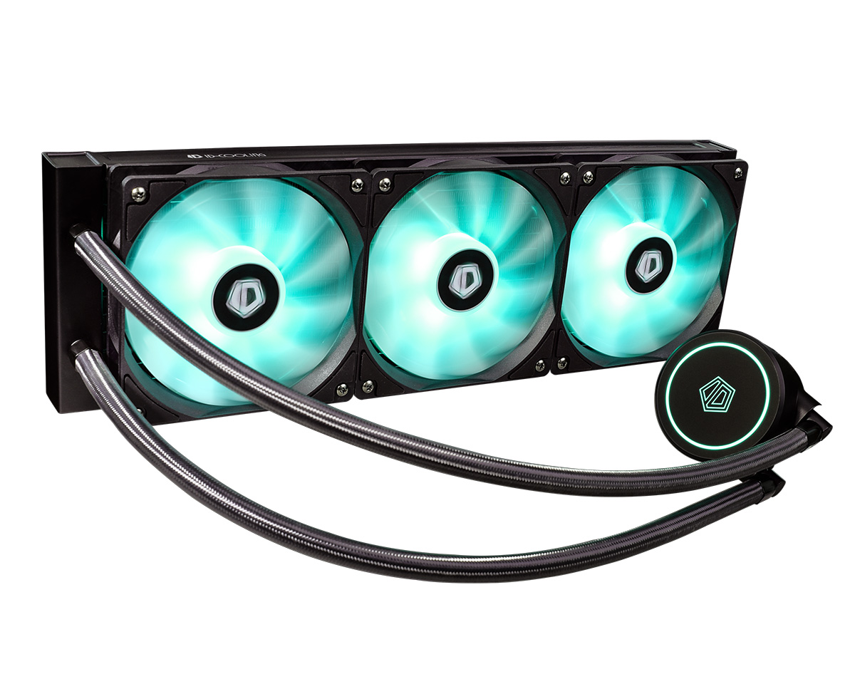 

Жидкостное охлаждение ID-COOLING AURAFLOW X 360 для Socket 115x/2066/2011/2011-3/1356/1366/AM4/AM3/AM3+/FM1/AM2+/FM2/FM2+TR4/sWRX8 350 Вт, 3x120мм, RGB LED (AURAFLOW X 360), AURAFLOW X 360