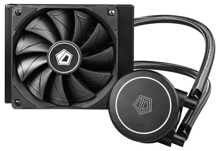 

Жидкостное охлаждение ID-COOLING FROSTFLOW X 120 для Socket 115x/2066/2011/2011-3/1356/1366/1200/AM4/AM3/AM3+/FM1/AM2+/FM2/FM2+, 200 Вт, 1x120 мм, черный (ID-CPU-FROSTFLOW X 120), FROSTFLOW X 120