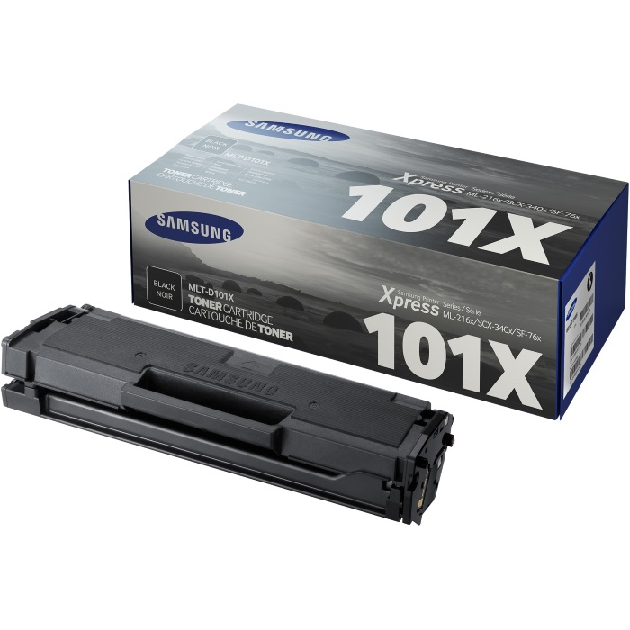 

Картридж лазерный Samsung MLT-D101X/SU707A, черный, 700 страниц, оригинальный, для Samsung ML-2160/2165/SCX-3400/3405, MLT-D101X