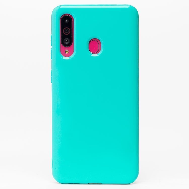 

Чехол-накладка SC158 для смартфона Samsung SM-A606 Galaxy A60, силикон, мятный (106900)