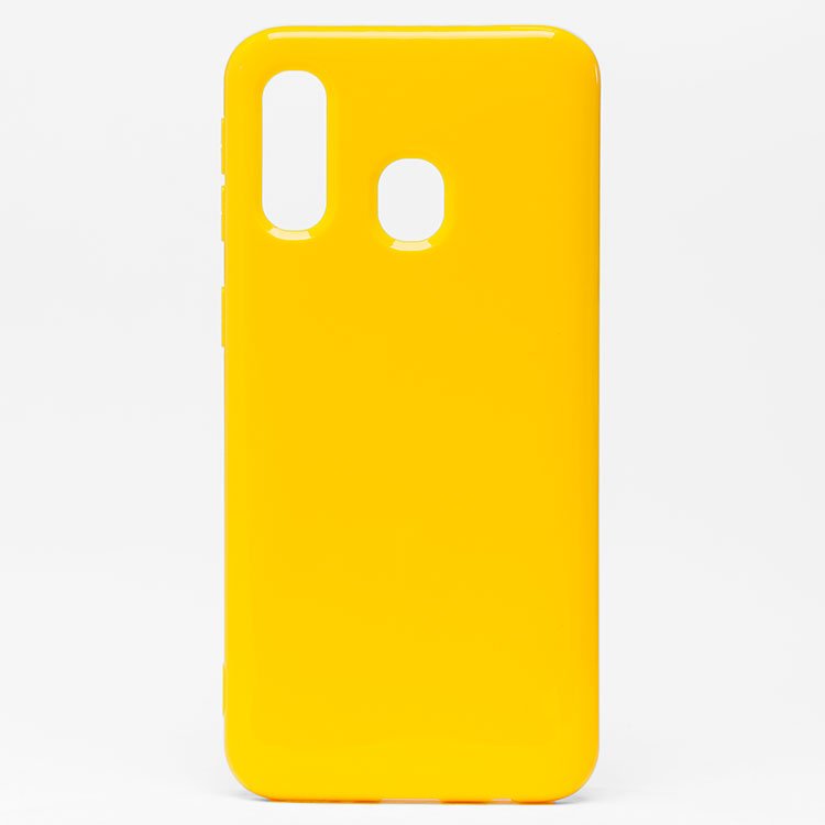 

Чехол-накладка SC158 для смартфона Samsung SM-A405 Galaxy A40, силикон, желтый (106884)