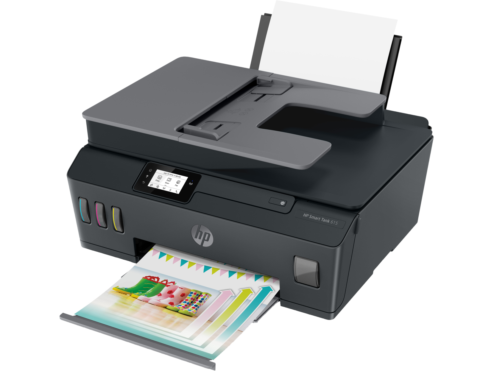 МФУ струйный HP Smart Tank 615, A4, цветной
