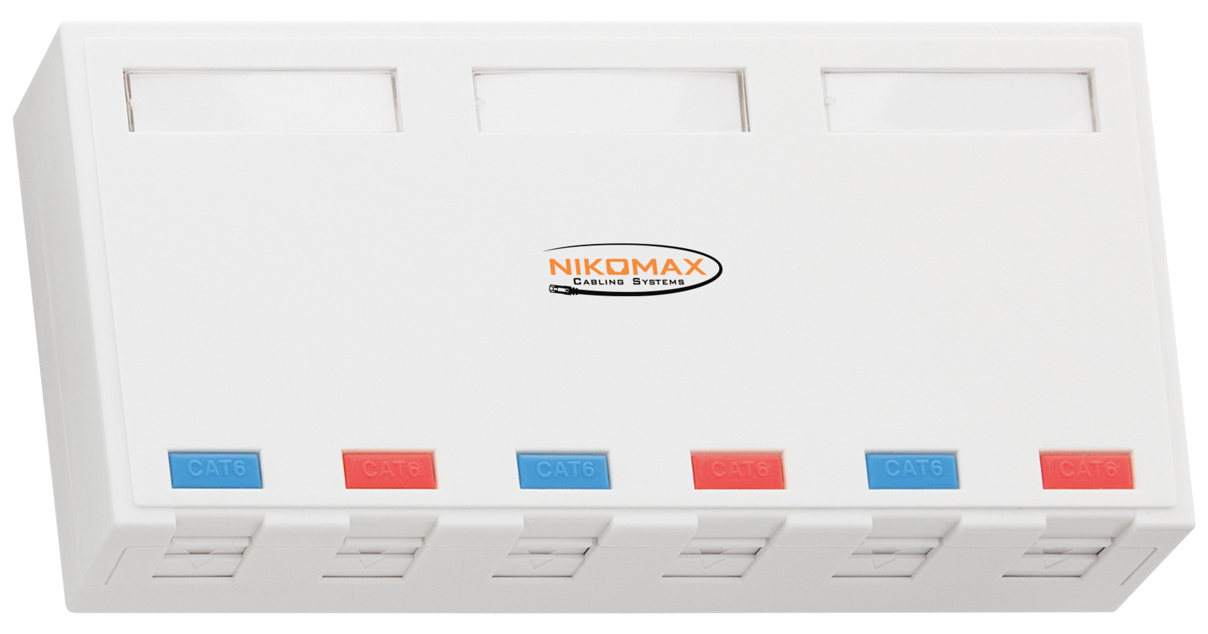 

Корпус настенной розетки 170x85x30 NIKOMAX NMC-MB6P-ST-WT под 6 модулей Keystone, белый, NMC-MB6P-ST-WT