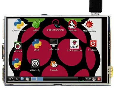 Дисплей ACD Waveshare для Raspberry Pi3