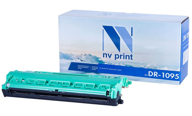 Драм-картридж (фотобарабан) лазерный NV Print NV-DR-1095 (DR-1095), черный, 10000 страниц, совместимый, для Brother HL-1202R, DCP-1602R - фото 1