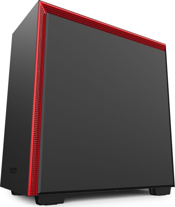 Корпус NZXT H710i Black/red, ATX, Midi-Tower, 2xUSB 3.0, черный, Без БП (CA-H710I-BR)