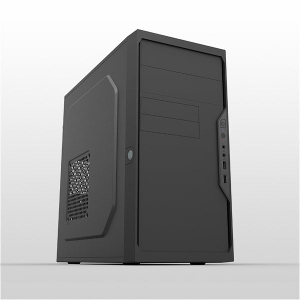 Корпус Foxline FL-733, Mini-Tower, 450 Вт, черный
