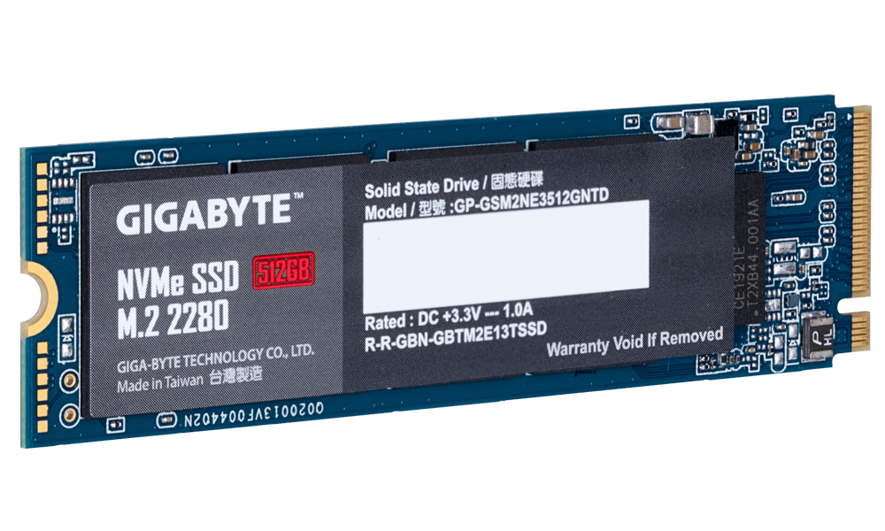 

Твердотельный накопитель (SSD) GIGABYTE 512Gb Client SSD, 2280, M.2, NVMe (GP-GSM2NE3512GNTD)