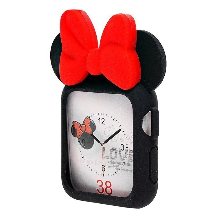 

Чехол для часов - Apple Watch 38 mm, TPU Case, черный/красный (93518), Apple Watch 38 mm