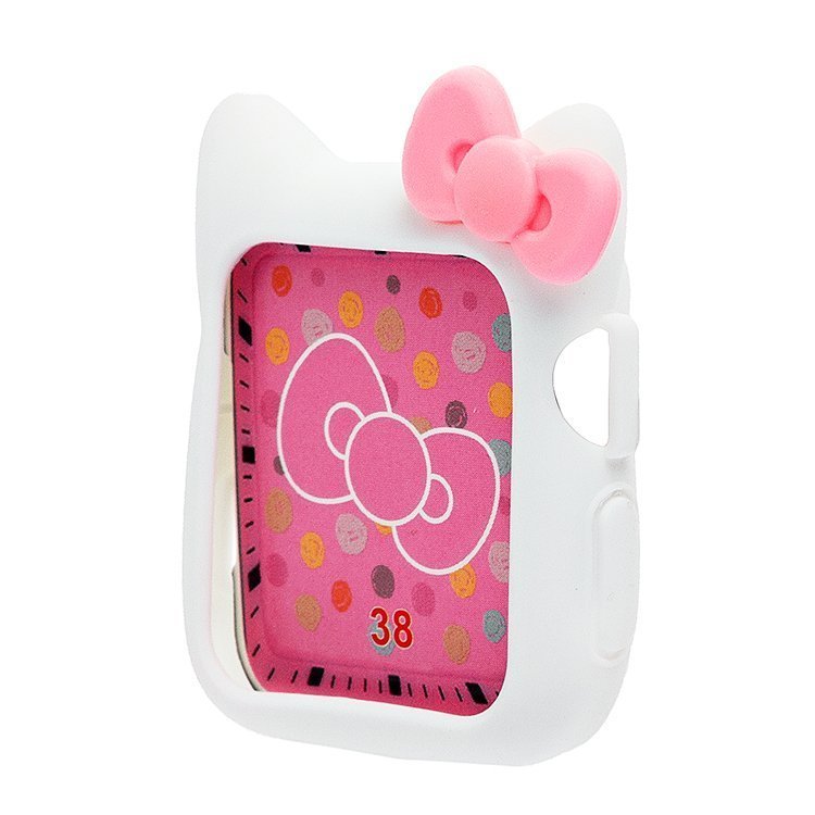 

Чехол для часов - Apple Watch 38 mm, TPU Case, белый/розовый (93524), Apple Watch 38 mm