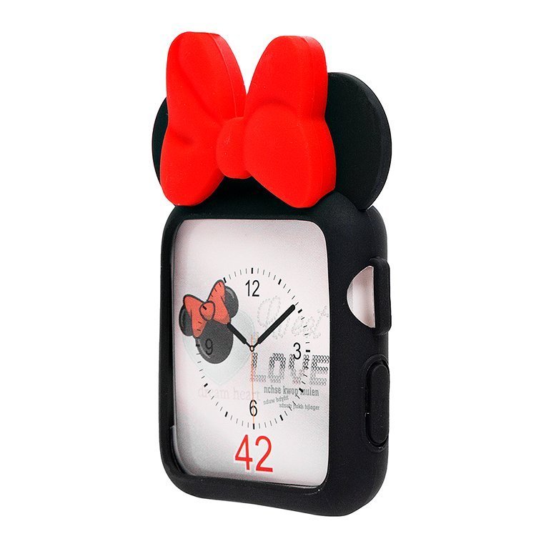 

Чехол для часов - Apple Watch 42 mm, TPU Case, черный/красный (93528), Apple Watch 42 mm