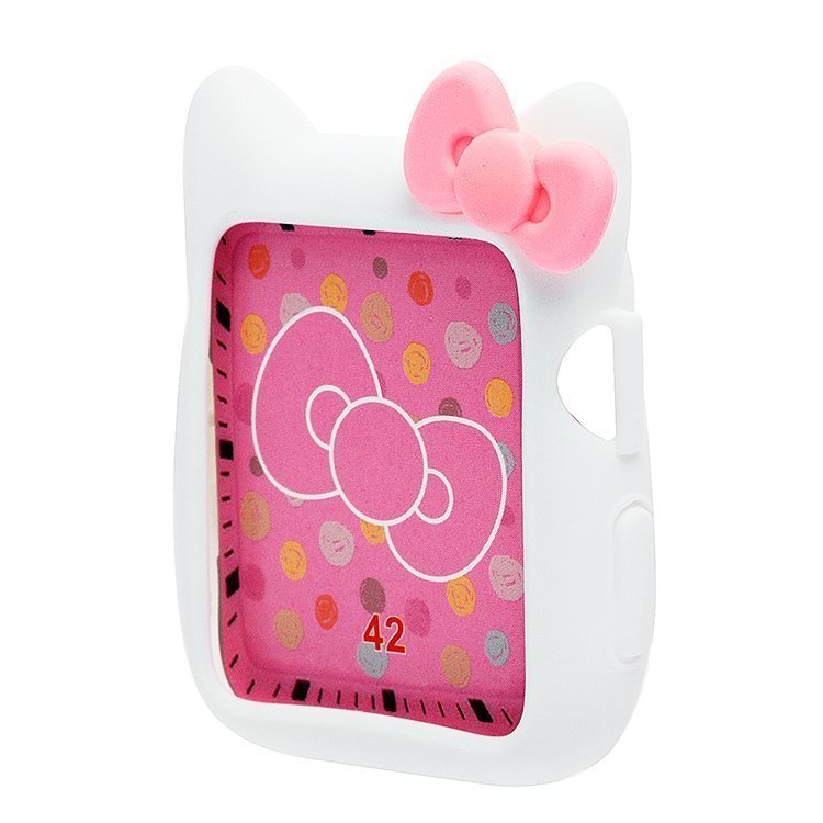 

Чехол для часов - Apple Watch 42 mm, TPU Case, белый/розовый (93533), Apple Watch 42 mm