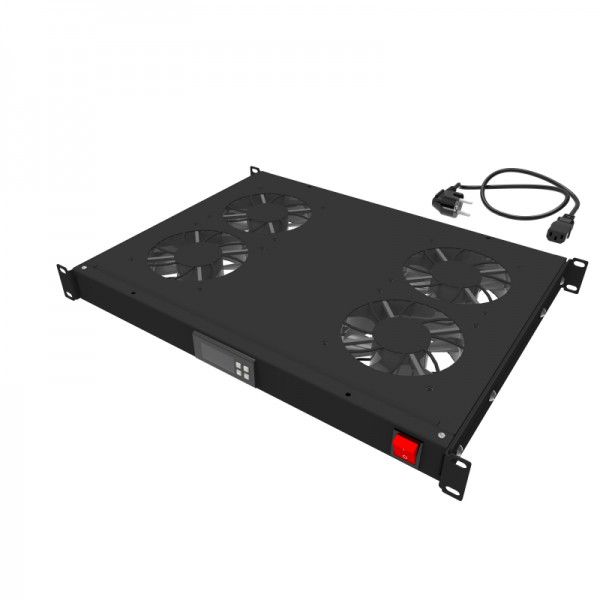 

Вентиляторный модуль SNR SNR-SHELF-4F-THERM, 1U, глубина 345-810мм, 4-вентилятора с контроллером температуры, черный, SNR-SHELF-4F-THERM