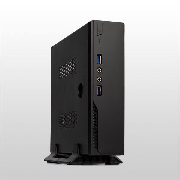 Корпус Foxline FL-103, Slim-Desktop, 120 Вт, черный