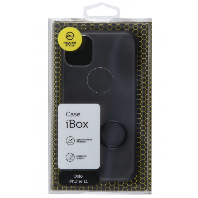 

Чехол-накладка Red Line Oslo для смартфона Apple iPhone 11, черный (УТ000018431)