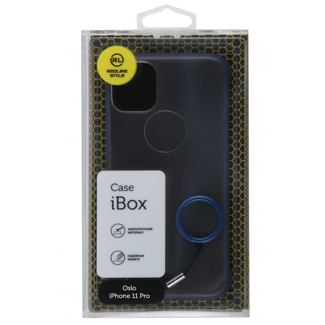 

Чехол-накладка Red Line Oslo для смартфона Apple iPhone 11 Pro, синий (УТ000018433)