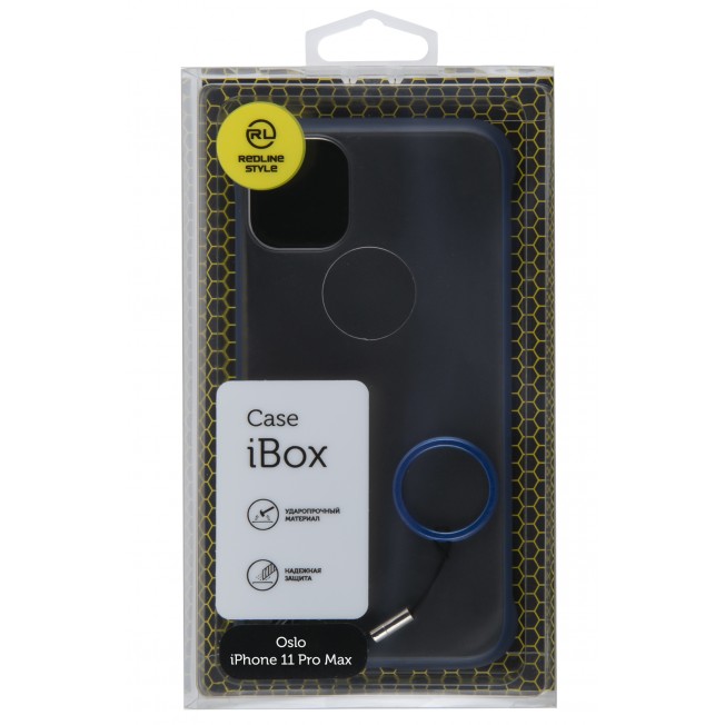 

Чехол-накладка Red Line Oslo для смартфона Apple iPhone 11 Pro Max, синий (УТ000018435)
