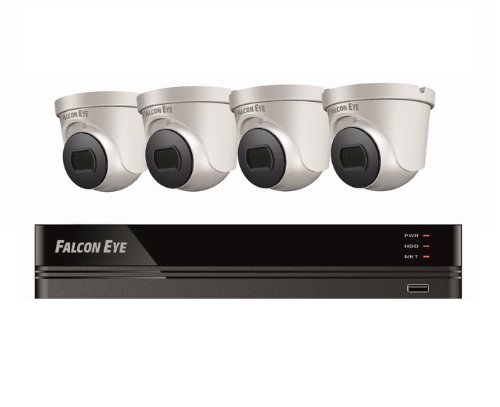 Комплект видеонаблюдения Falcon Eye FE-104MHD KIT Дом SMART, каналов 4, камер 4