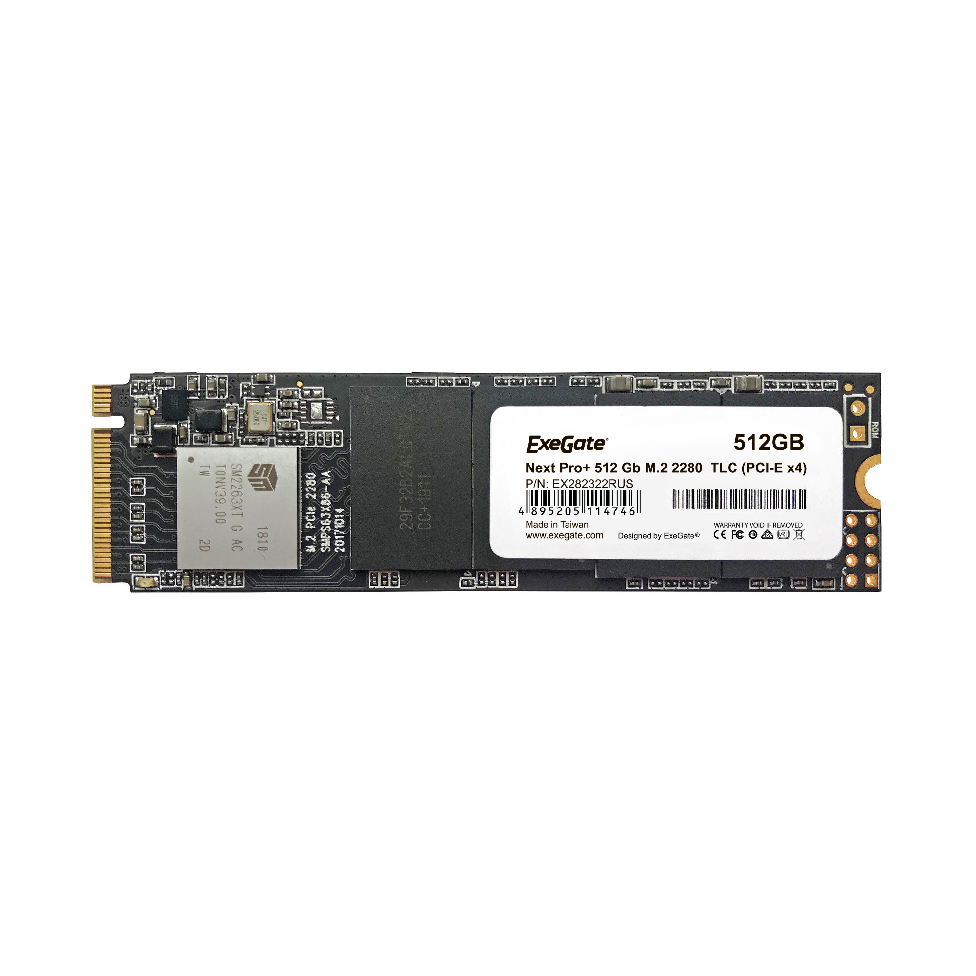 SSD Exegate Next Pro+ 512Gb M.2 (EX282322RUS)