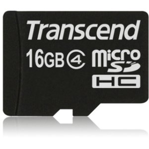 Карта памяти 16Gb microSDHC Transcend Class 4