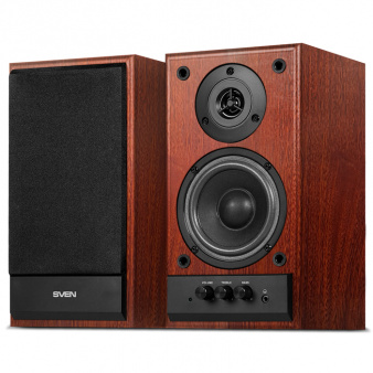 

Акустика 2.0 SVEN SPS-702, 40 Вт, коричневый (SV-0120702WN), SPS-702