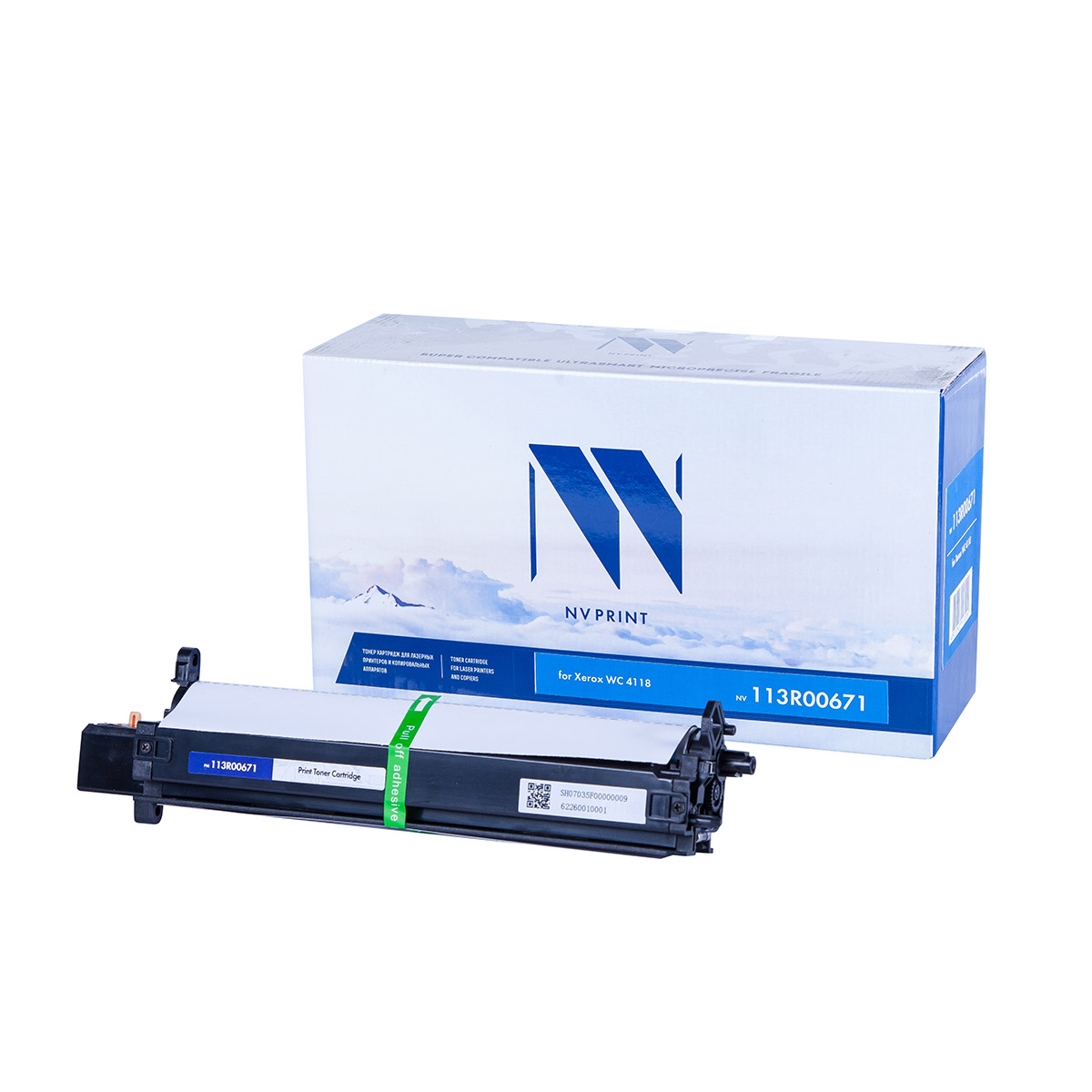 

Картридж лазерный NV Print NV-113R00671 (113R00671), черный, 20000 страниц, совместимый, для Xerox WorkCentre 4118p/4118х/M20/M20i